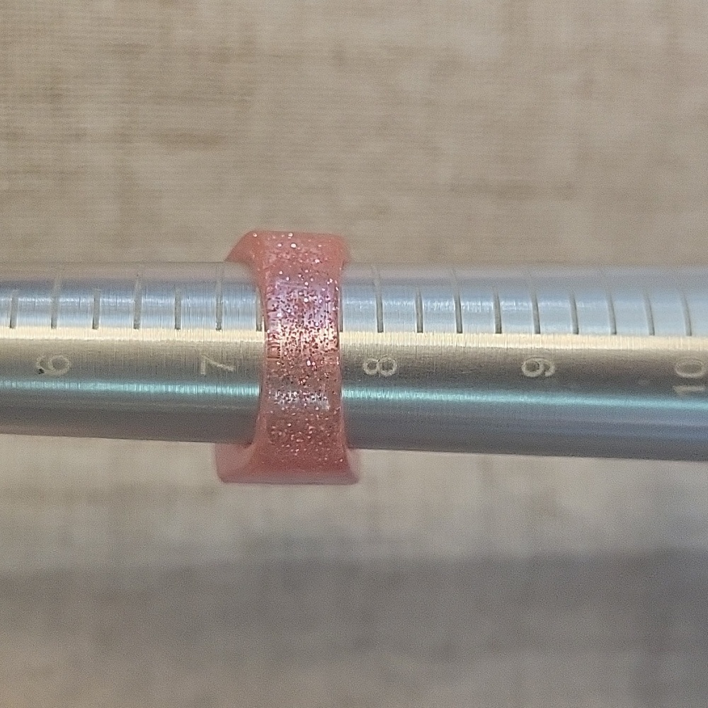WATERMELON SPARKLE EAST-WEST RING - Picture 8 of 8